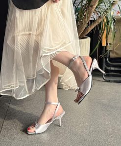 Women's summer sandals with exquisite and beautiful fairy style with skirt, strap stilettos