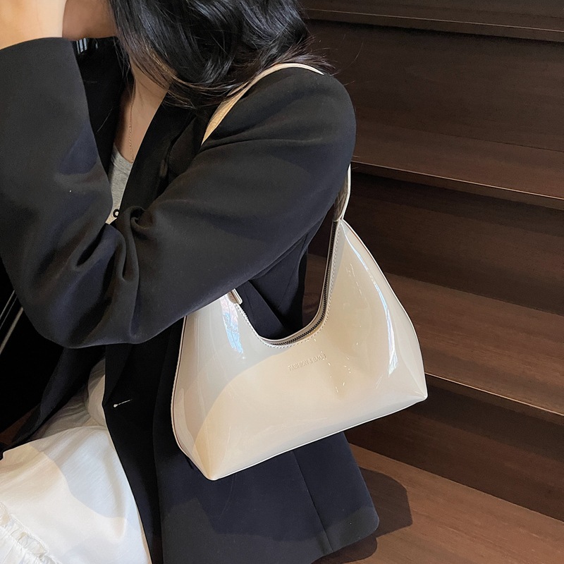 Niche beautiful bag for women casual crescent bag for women shoulder bag for women handbag texture fashionable underarm bag - Image 3