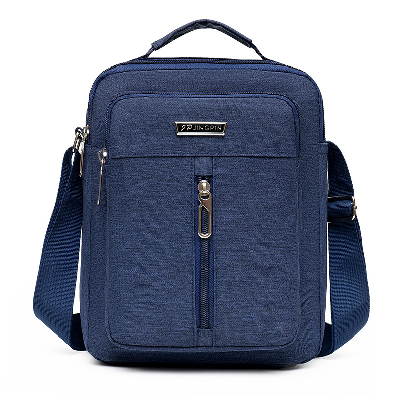 Wear-resistant men's one-shoulder diagonal straddle bag water-resistant Oxford cloth outdoor backpack large capacity middle-aged casual sports - Image 11
