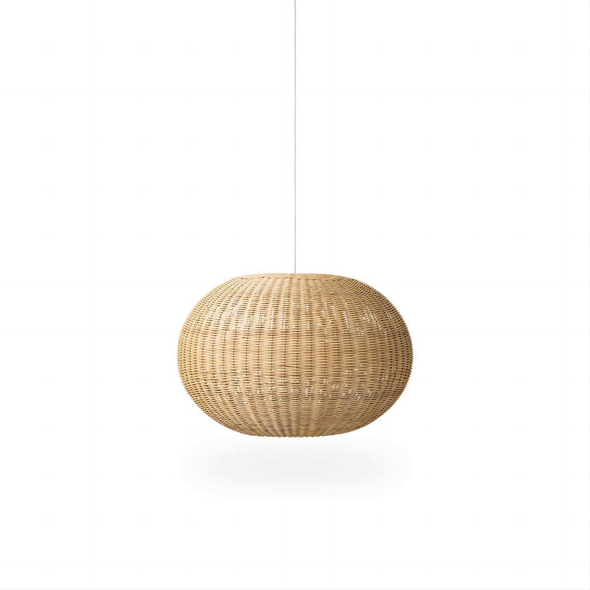 Wooden sheep lamps, rattan lampshade, living room, dining room, bedside bedside homestay, tea room, weaving rattan ball chandelier - Image 5