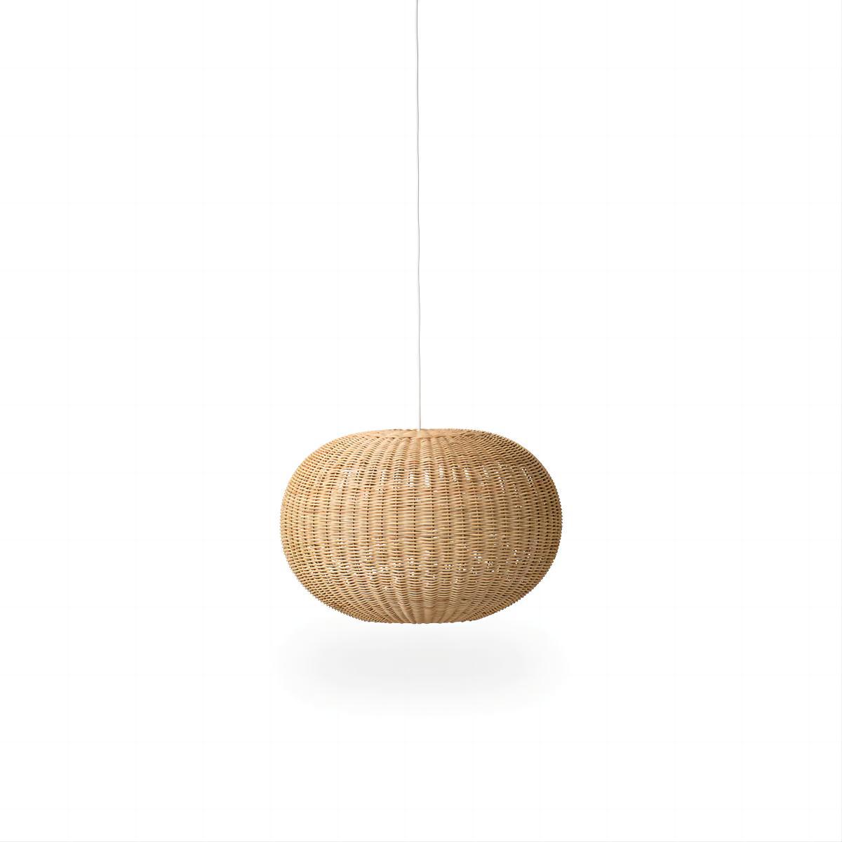 Wooden sheep lamps, rattan lampshade, living room, dining room, bedside bedside homestay, tea room, weaving rattan ball chandelier - Image 9