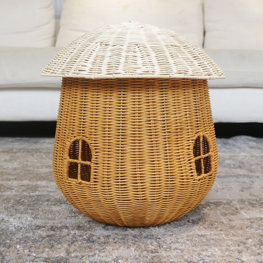 Fengtiao Mushroom House Storage Basket Children's Plush Doll Toy Storage Box Deposit Storage Basket - Image 8