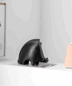 Vase style ceramic crafts wild boar shape ornaments home light luxury soft decorations