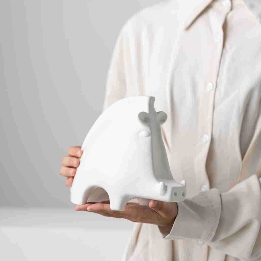 Vase style ceramic crafts wild boar shape ornaments home light luxury soft decorations - Image 2