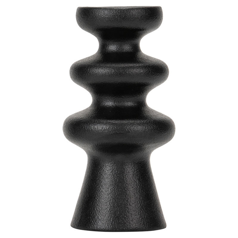 Black and white ceramic candlestick, atmosphere, home high-end soft decorative ornaments - Image 3
