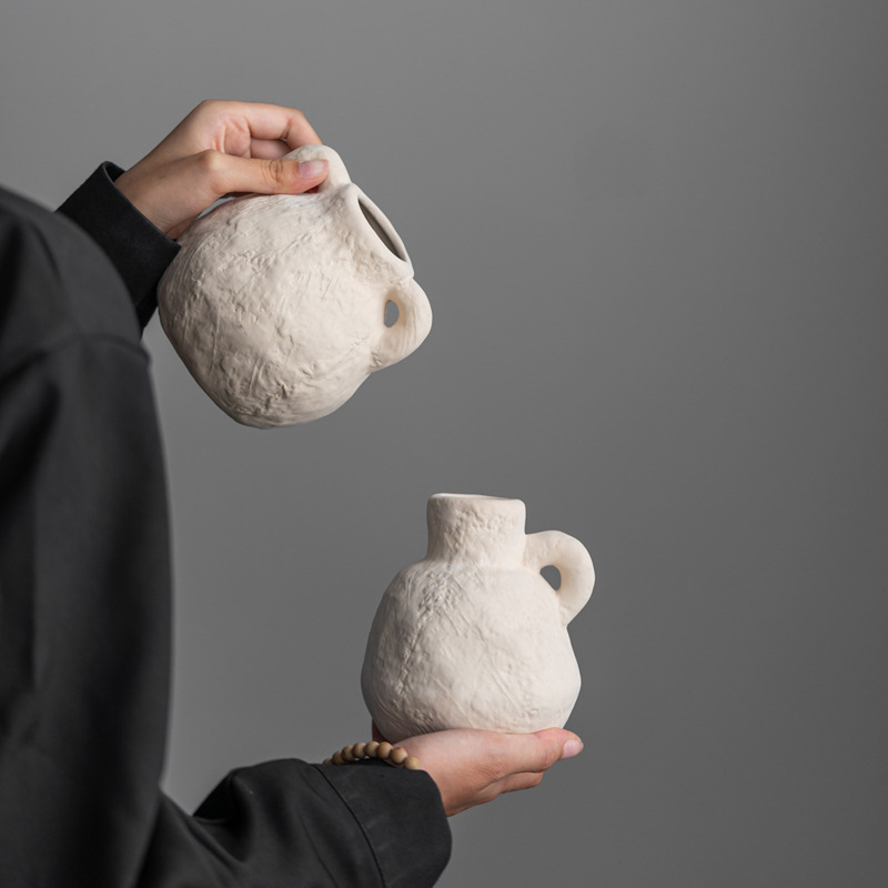 Wind stone pattern ceramic small vase home decoration crafts small amount - Image 6