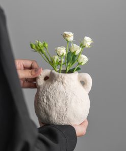 Wind stone pattern ceramic small vase home decoration crafts small amount