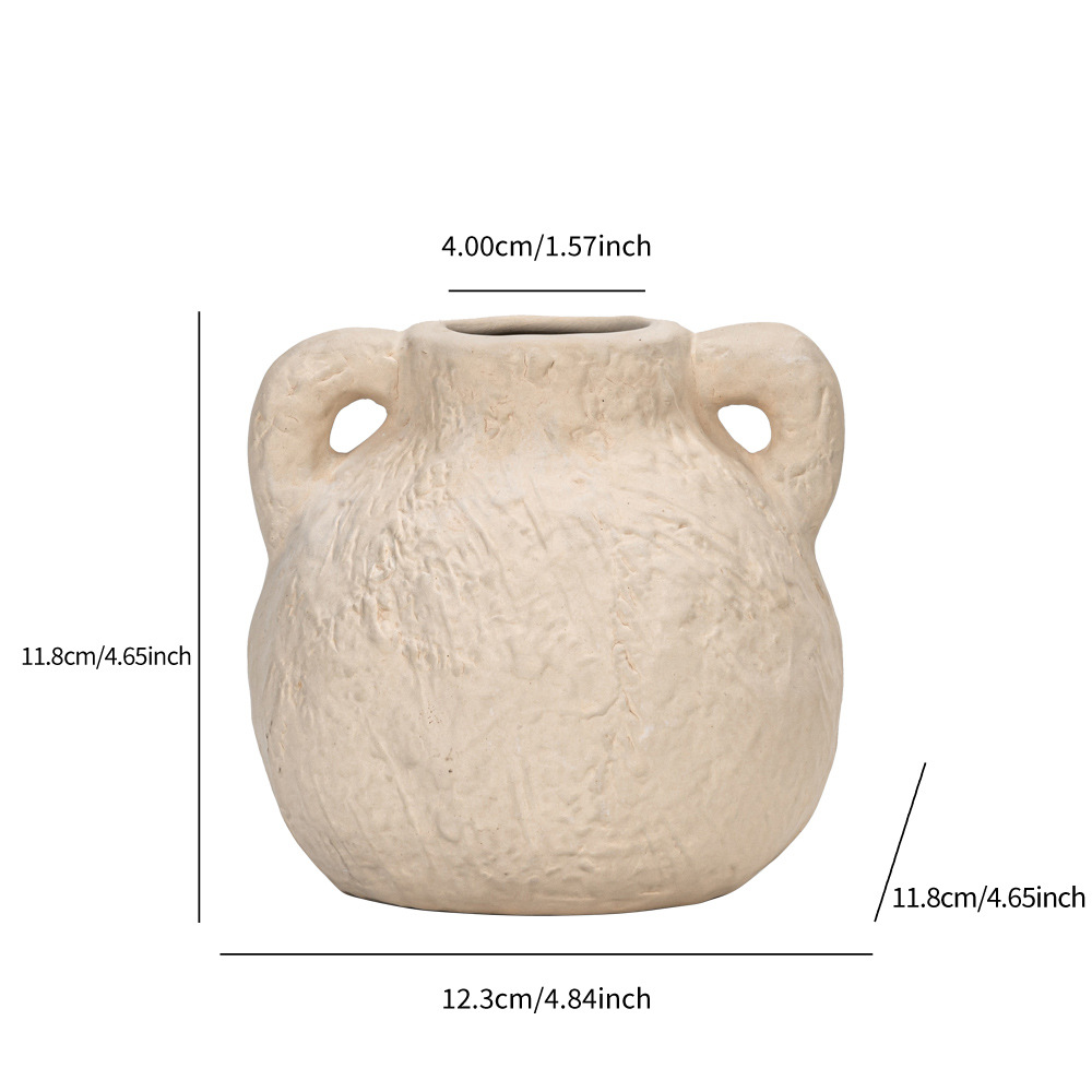 Wind stone pattern ceramic small vase home decoration crafts small amount - Image 8