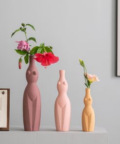 Wind human body artistic sense ceramic vase interior decoration home decoration