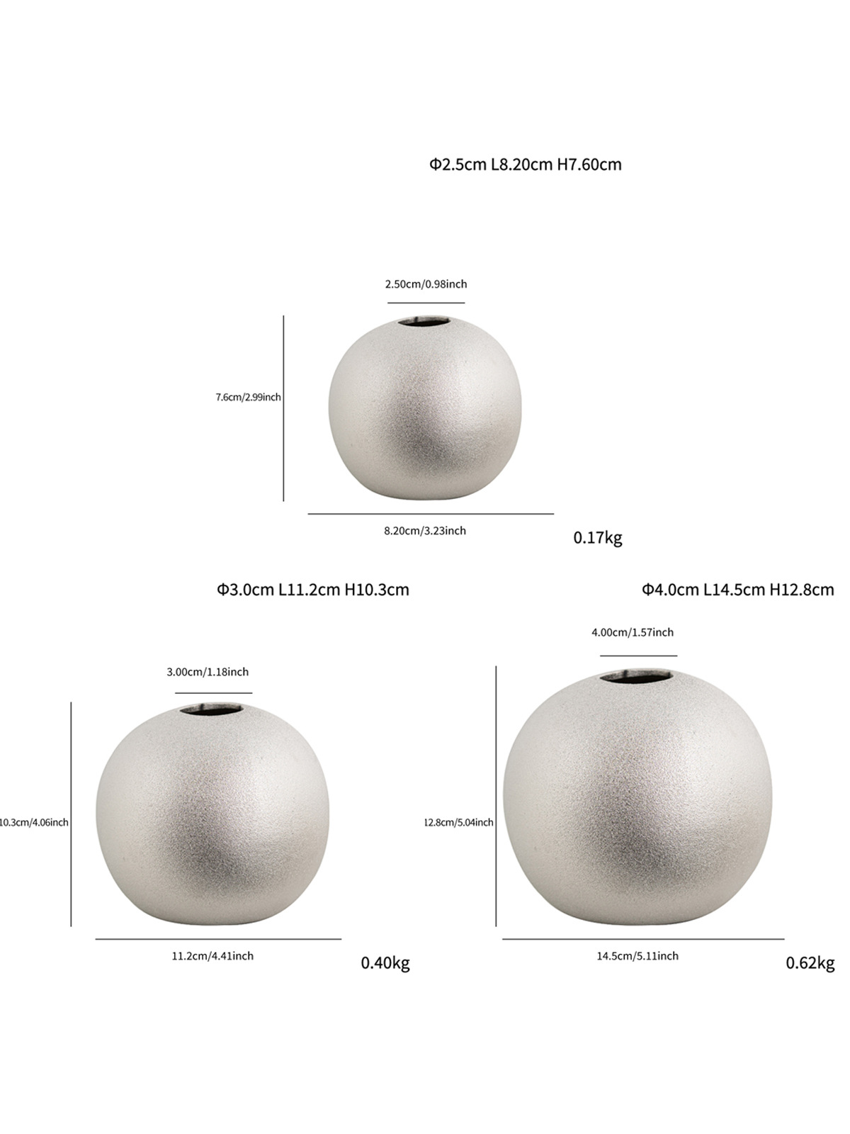 Ceramic light luxury hydroponic electroplating frosted ball gold and silver ceramic vase wedding home craft ornaments style - Image 20