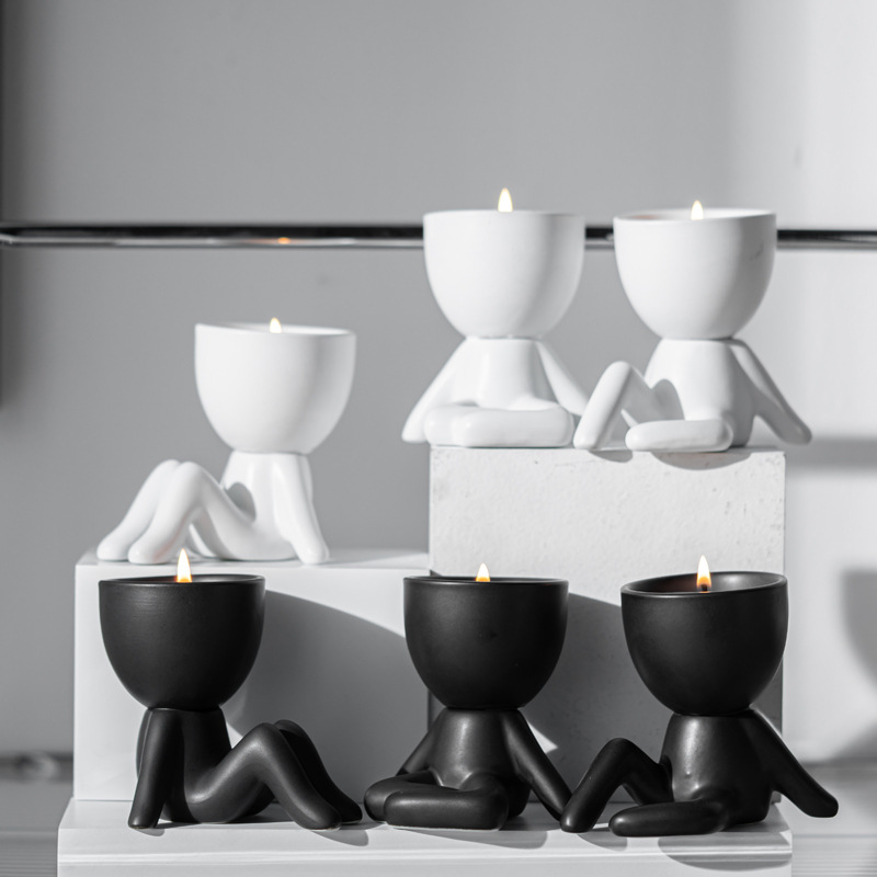 Fengsuan Shao, aromatherapy sitting posture, candlestick, home soft decoration, living room ornaments - Image 10