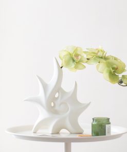 Modern and simple geometric five-corner vase light luxury home decoration