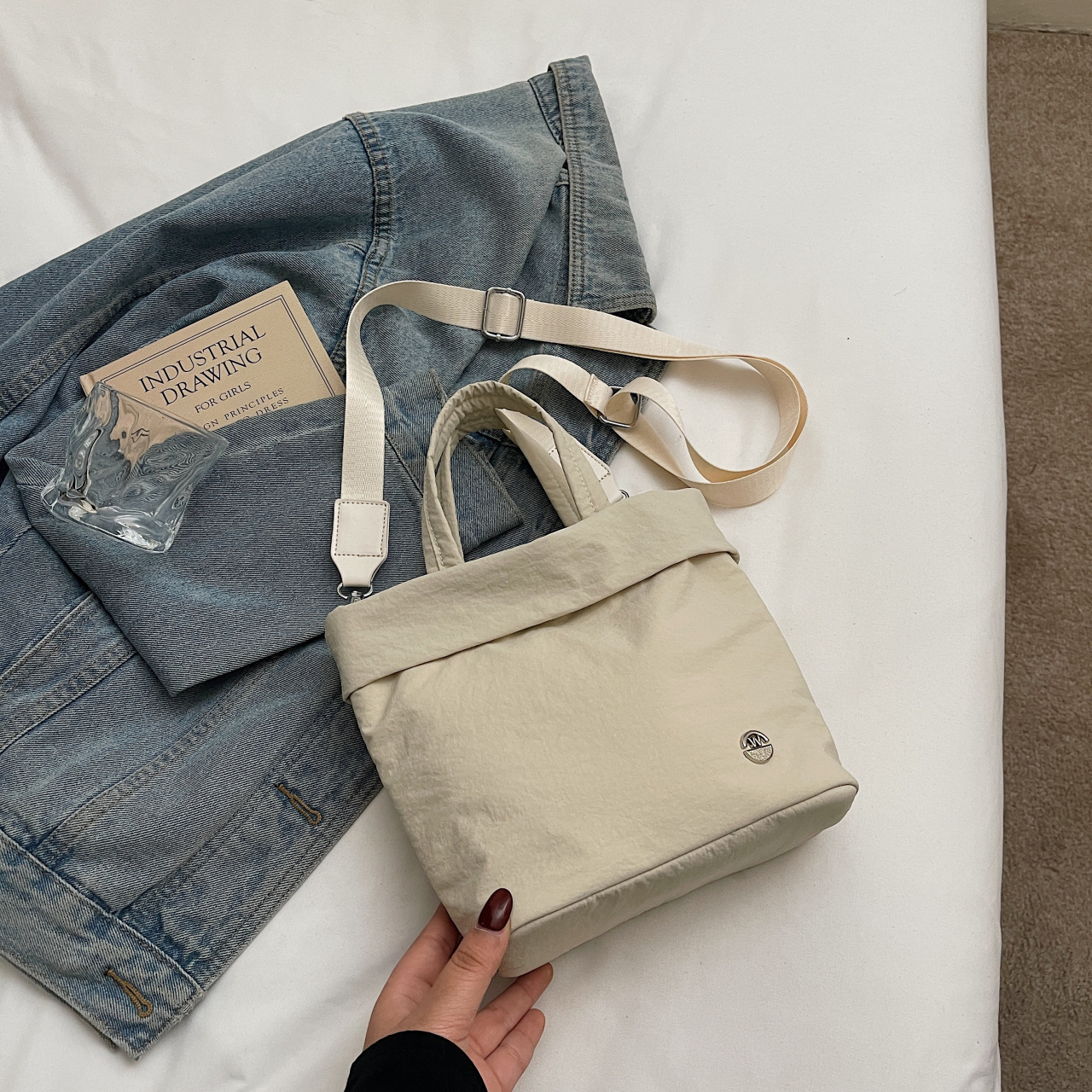 Fashionable hand-carrying casual bucket bag Fashion cartoon bear shoulder bag high-end crossbody bag - Image 18