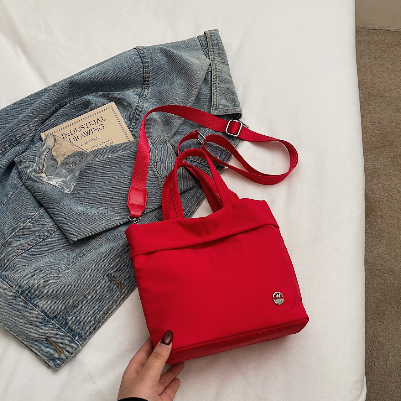 Fashionable hand-carrying casual bucket bag Fashion cartoon bear shoulder bag high-end crossbody bag - Image 20