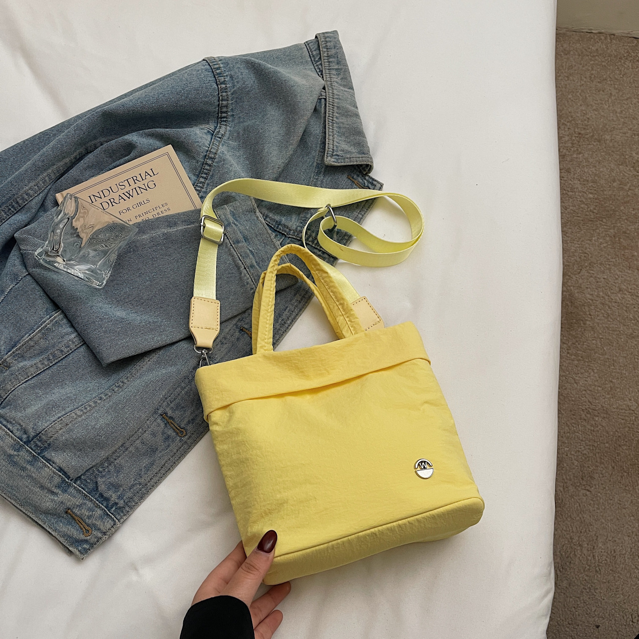 Fashionable hand-carrying casual bucket bag Fashion cartoon bear shoulder bag high-end crossbody bag - Image 21