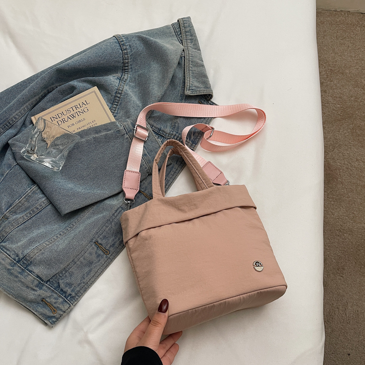 Fashionable hand-carrying casual bucket bag Fashion cartoon bear shoulder bag high-end crossbody bag - Image 23