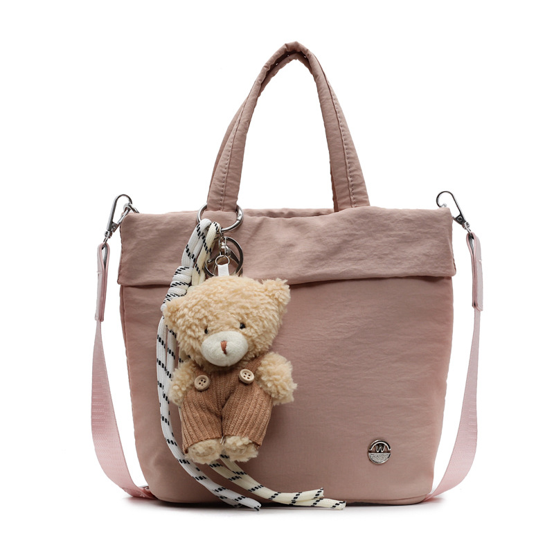 Fashionable hand-carrying casual bucket bag Fashion cartoon bear shoulder bag high-end crossbody bag - Image 5