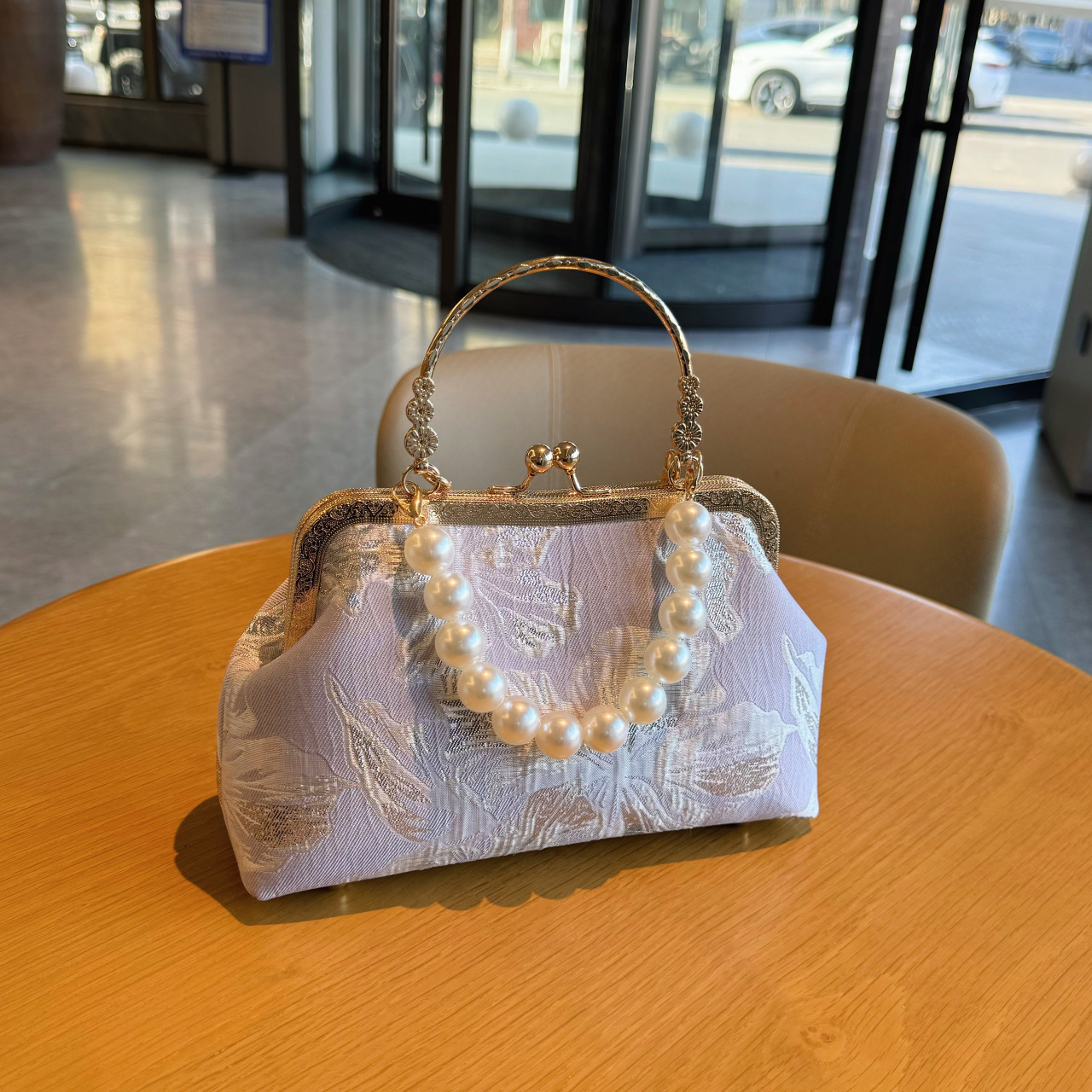 Women's bag handmade cheongsam handbag simple single-shoulder crossbody bag new Chinese clutch bag - Image 8