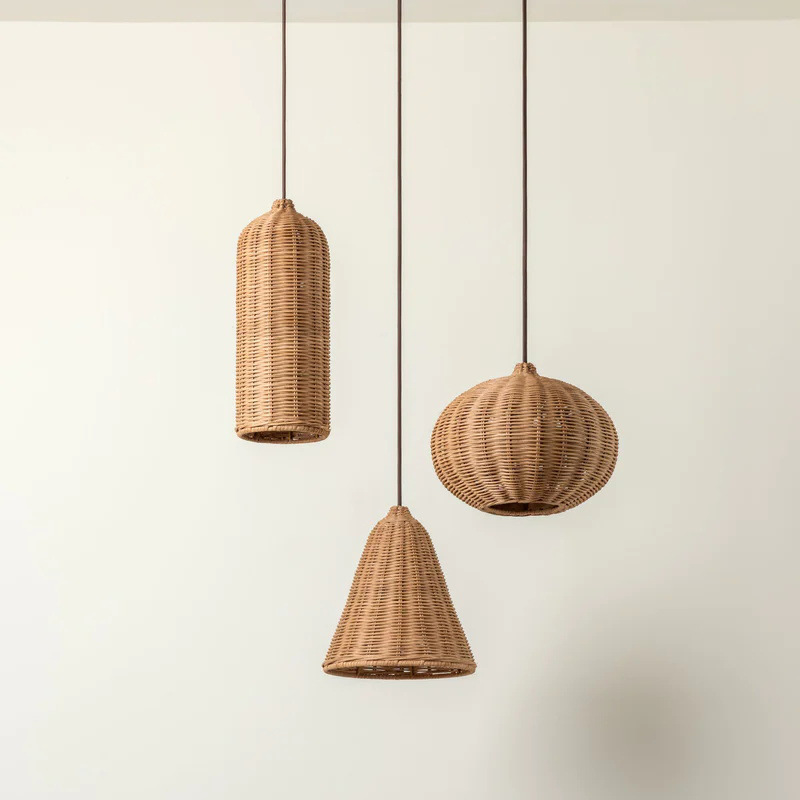 Rattan chandeliers Japanese lamps Wasabi style tea room lamp Pastoral dining room living room decoration lamp B&B living room lamp - Image 8