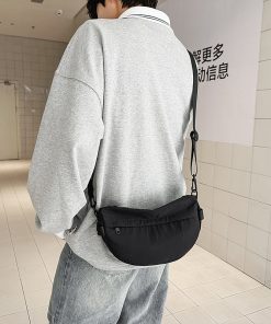 Nylon bag summer small bag casual mobile phone bag one-shoulder crossbody bag Japanese canvas dumpling bag women