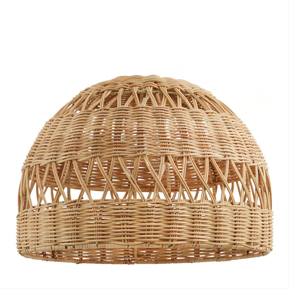 Hand-woven lampshade living room dining room rattan lamp fixtures Bed and Bedroom decorative bamboo chandelier chandelier - Image 6