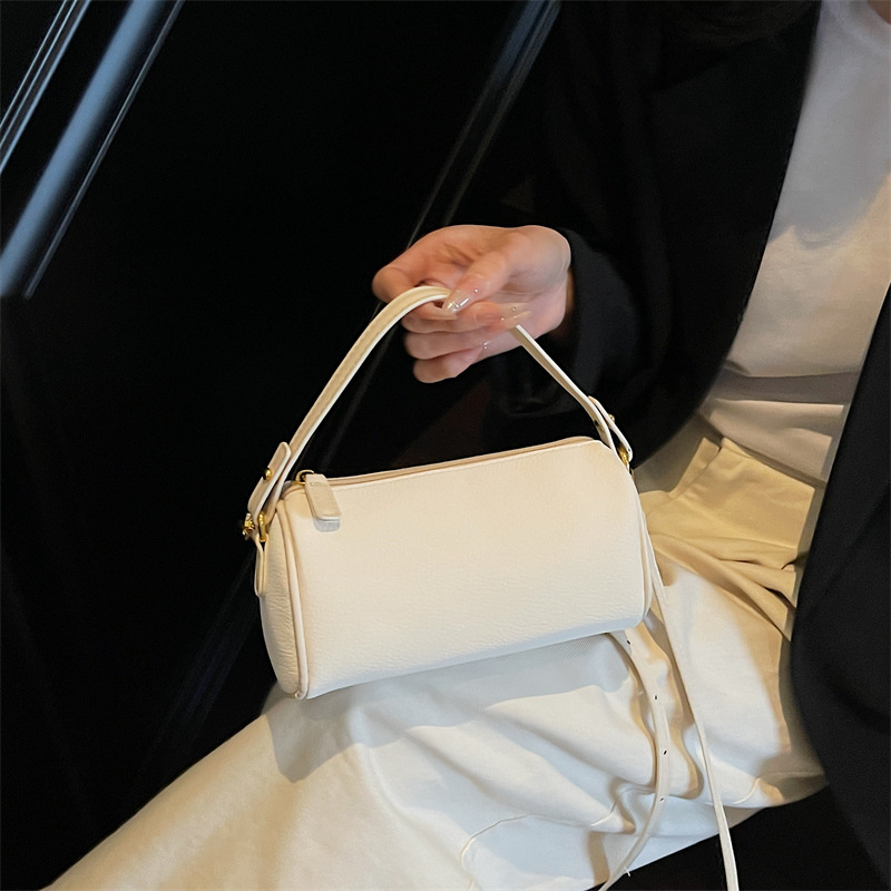 Fashionable small shoulder bag niche design simple texture versatile commuter one-shoulder crossbody bag - Image 2