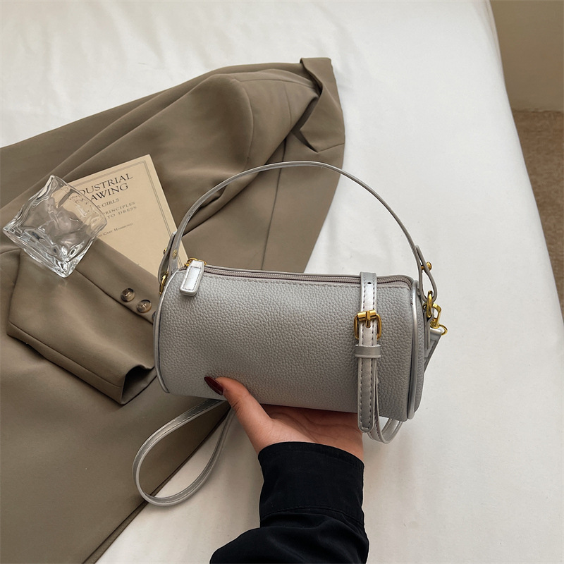 Fashionable small shoulder bag niche design simple texture versatile commuter one-shoulder crossbody bag - Image 4