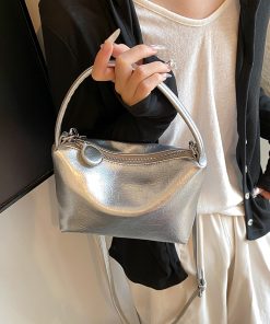 Small handbags for women, fashionable simple crossbody bags, niche and versatile commuter underarm bags