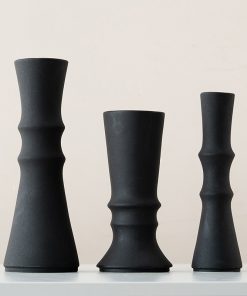 Modern simple bamboo joint ceramic vase light luxury high-end decoration home decorations