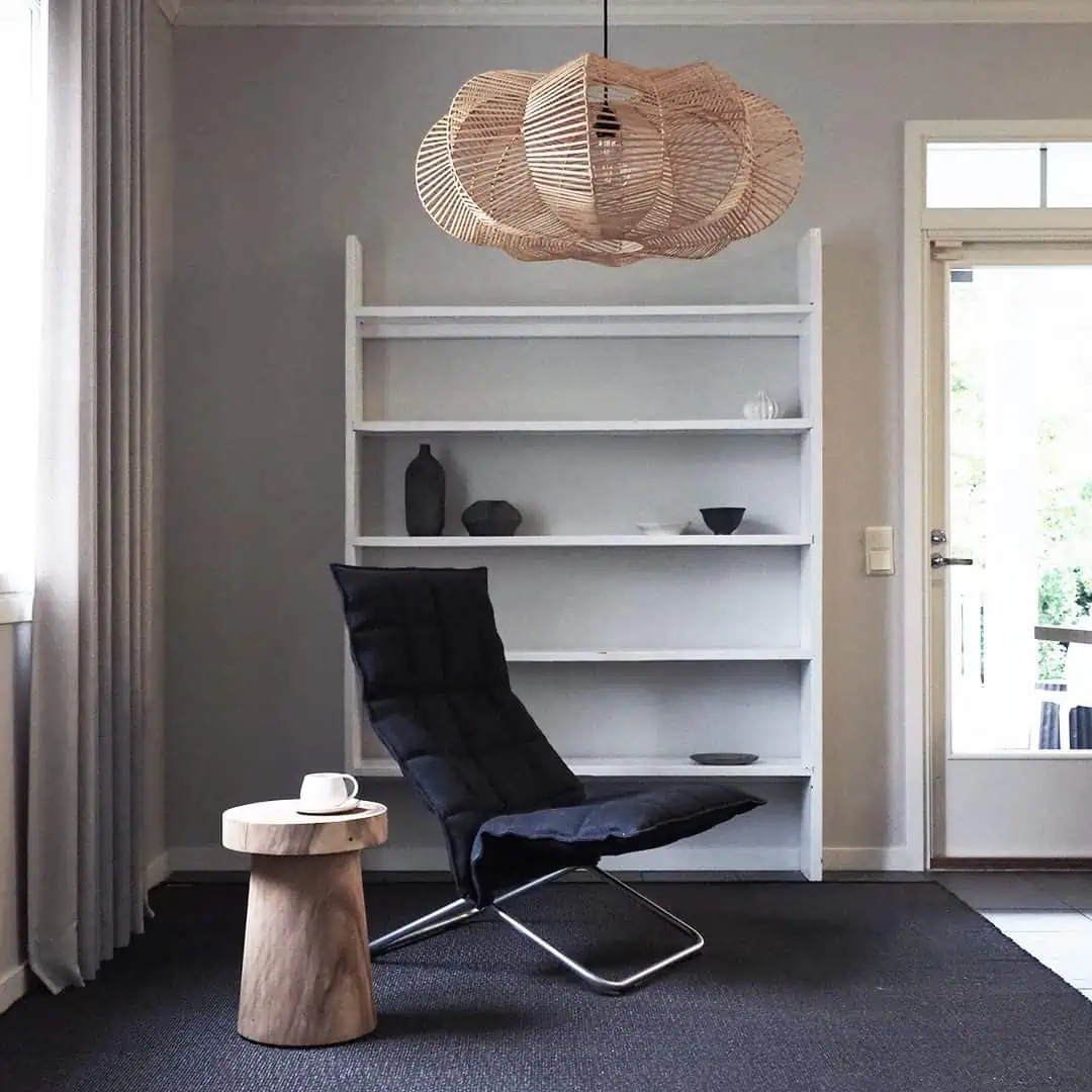 Wooden sheep, wind chandelier, retro rattan lamp, restaurant, bar, cafe, handmade natural rattan lamp - Image 6