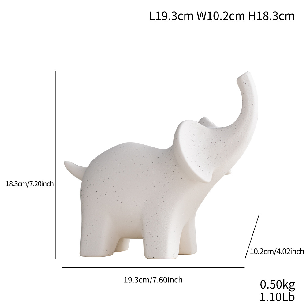 Modern simple elephant home frosting, high-end crafts ornaments - Image 9