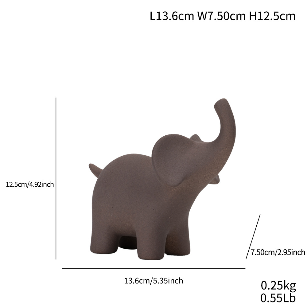 Modern simple elephant home frosting, high-end crafts ornaments - Image 11