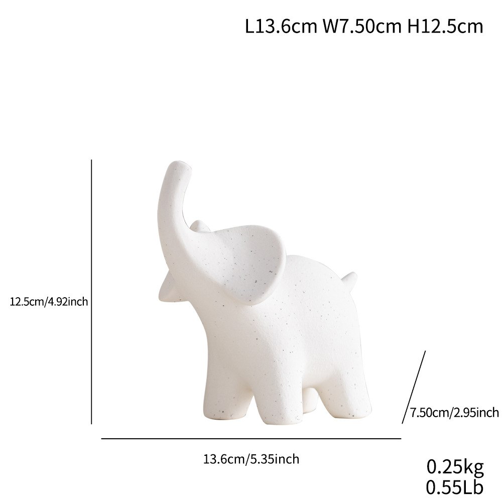 Modern simple elephant home frosting, high-end crafts ornaments - Image 6