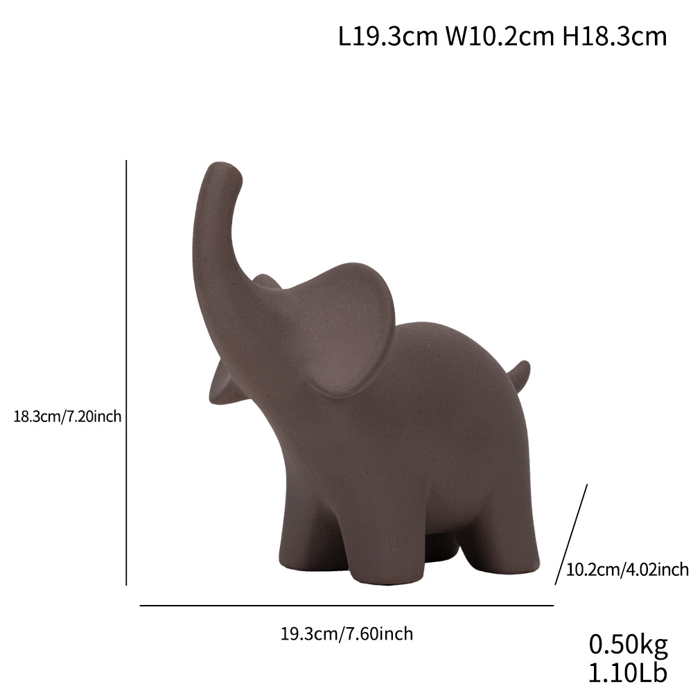 Modern simple elephant home frosting, high-end crafts ornaments - Image 8
