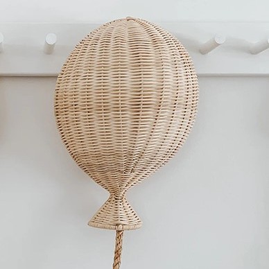 Bamboo rattan balloon wall decoration hanging decoration children's room wall decoration wall decoration hanging - Image 4