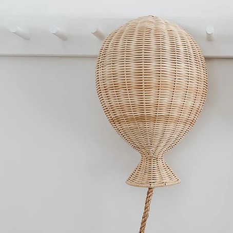 Bamboo rattan balloon wall decoration hanging decoration children's room wall decoration wall decoration hanging - Image 7