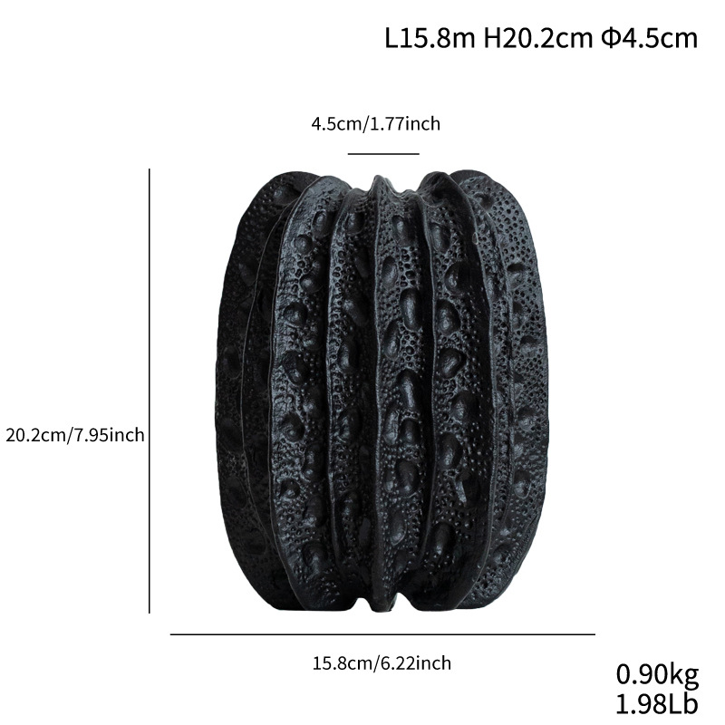 Diandian Hucuda ceramic vase simple modern matte flower maker B&B ornaments high-end - Image 12