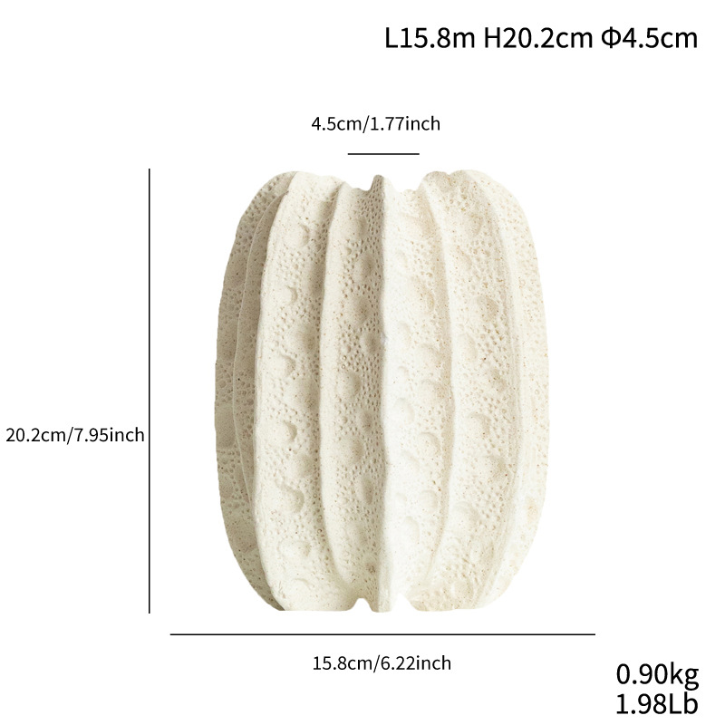 Diandian Hucuda ceramic vase simple modern matte flower maker B&B ornaments high-end - Image 4