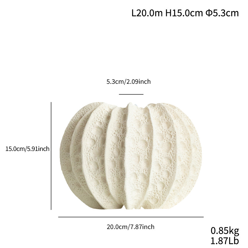 Diandian Hucuda ceramic vase simple modern matte flower maker B&B ornaments high-end - Image 7