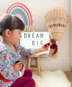 Birthday layout Handmade rattan woven balloons Children's room decoration B&B pendant children's clothing store Photography road