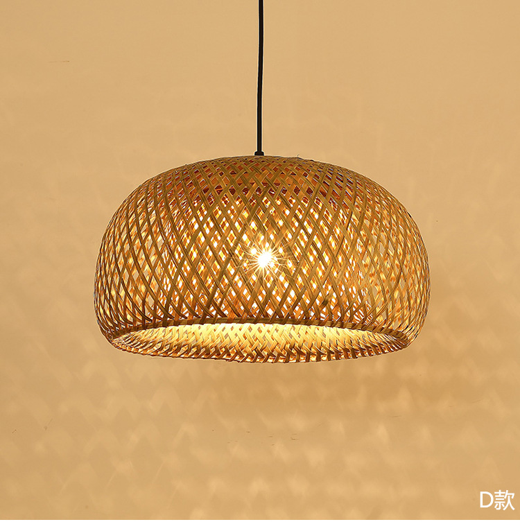 Bamboo lantern chandeliers Japanese-style lamps Restaurant Hotpot Restaurant B&B Hotel Personalized Bamboo Art Lampshades - Image 2