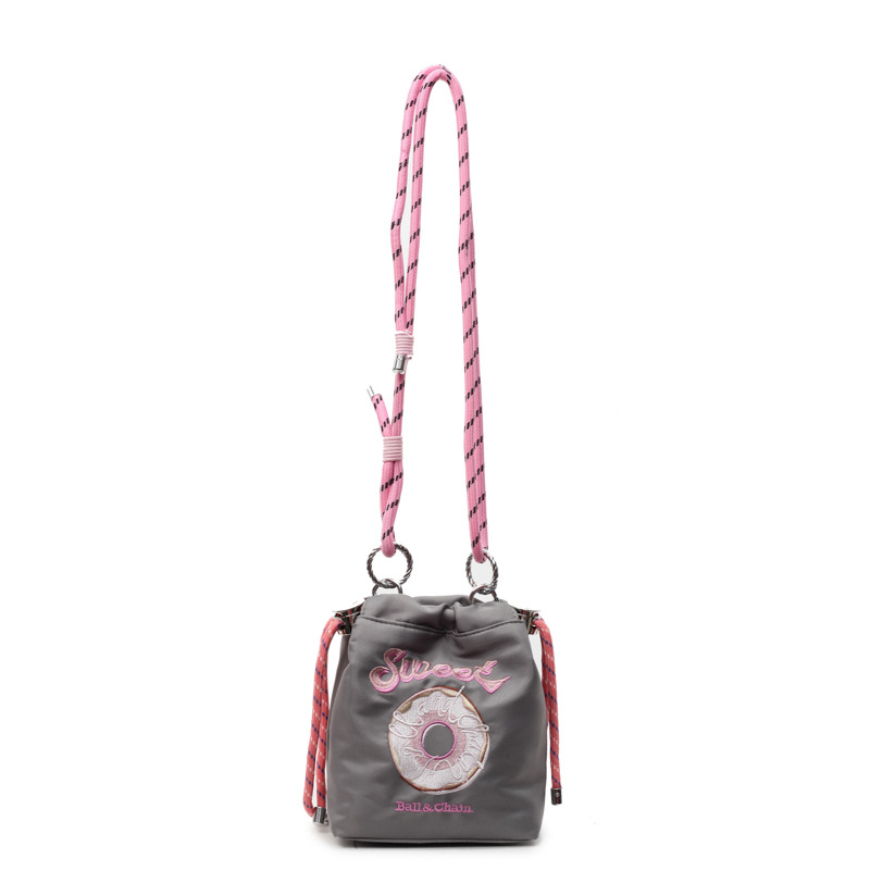 Heavy industry embroidered cat hand-to-wear nylon cloth bag for women Japanese casual commuting crossbody bag versatile shoulder bag - Image 5