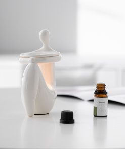 White ceramic candlestick air purification aromatherapy plus incense burner home decoration crafts home decoration ornaments