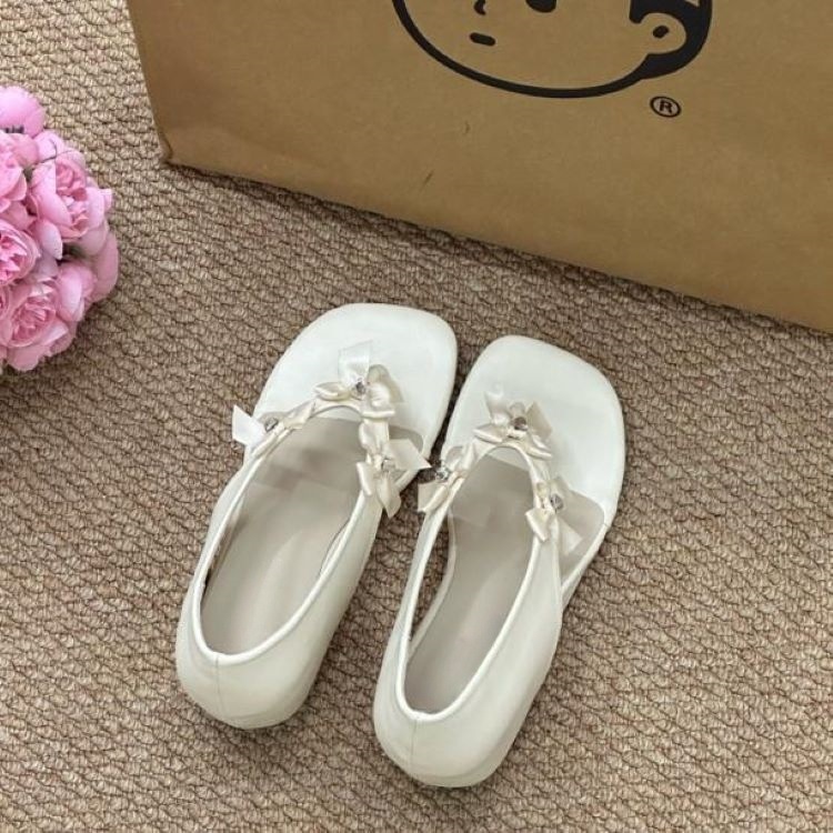 Inner heightened herringbone clip-toe sandals for women in summer, light mouth single shoes French high heel sandals for women - Image 6