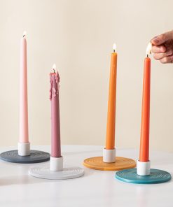 Simple handmade indoor ceramic candlesticks daily necessities fragrance atmosphere soft decoration ornaments