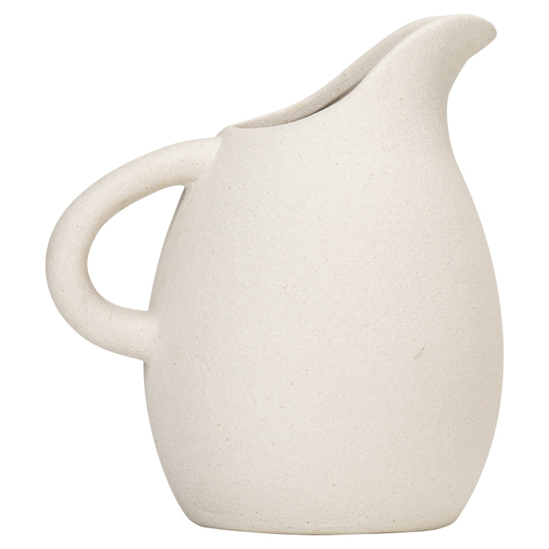 Ceramic back mouth hydroponic vase light luxury textured home decoration - Image 3