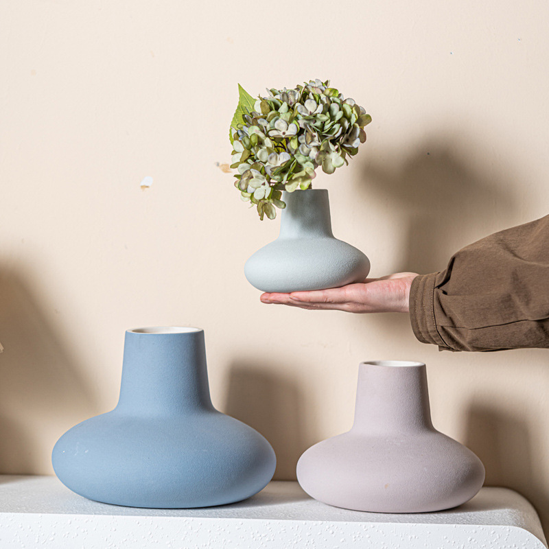 Dimon Macaron multi-color ceramic vase style decorative home decoration - Image 7