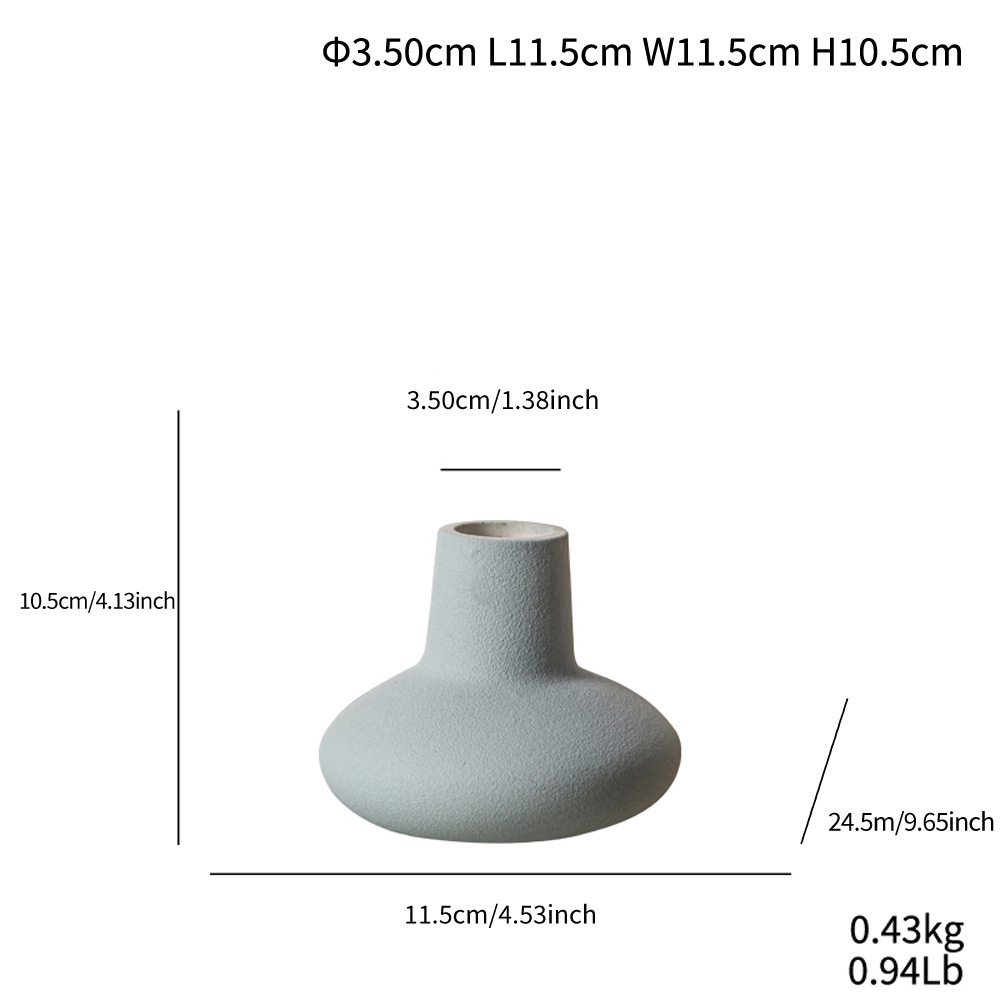 Dimon Macaron multi-color ceramic vase style decorative home decoration - Image 10