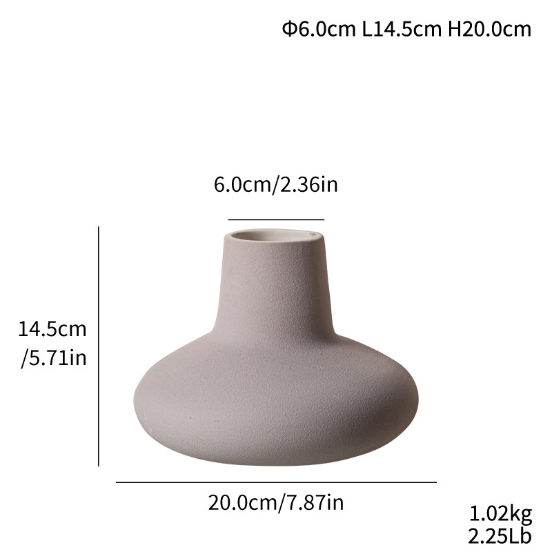 Dimon Macaron multi-color ceramic vase style decorative home decoration - Image 4