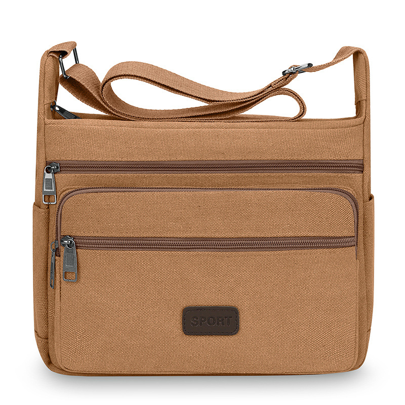 Thickened canvas bags, extra thick bags, men's shoulder bags, office workers' backpacks, fashionable crossbody bags, men's bags - Image 20